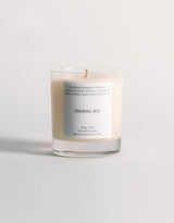 An unlit product shot of the Original Self Calm candle.