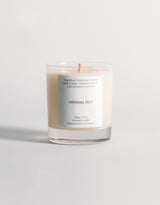 An unlit product shot of the Original Self Joy candle.